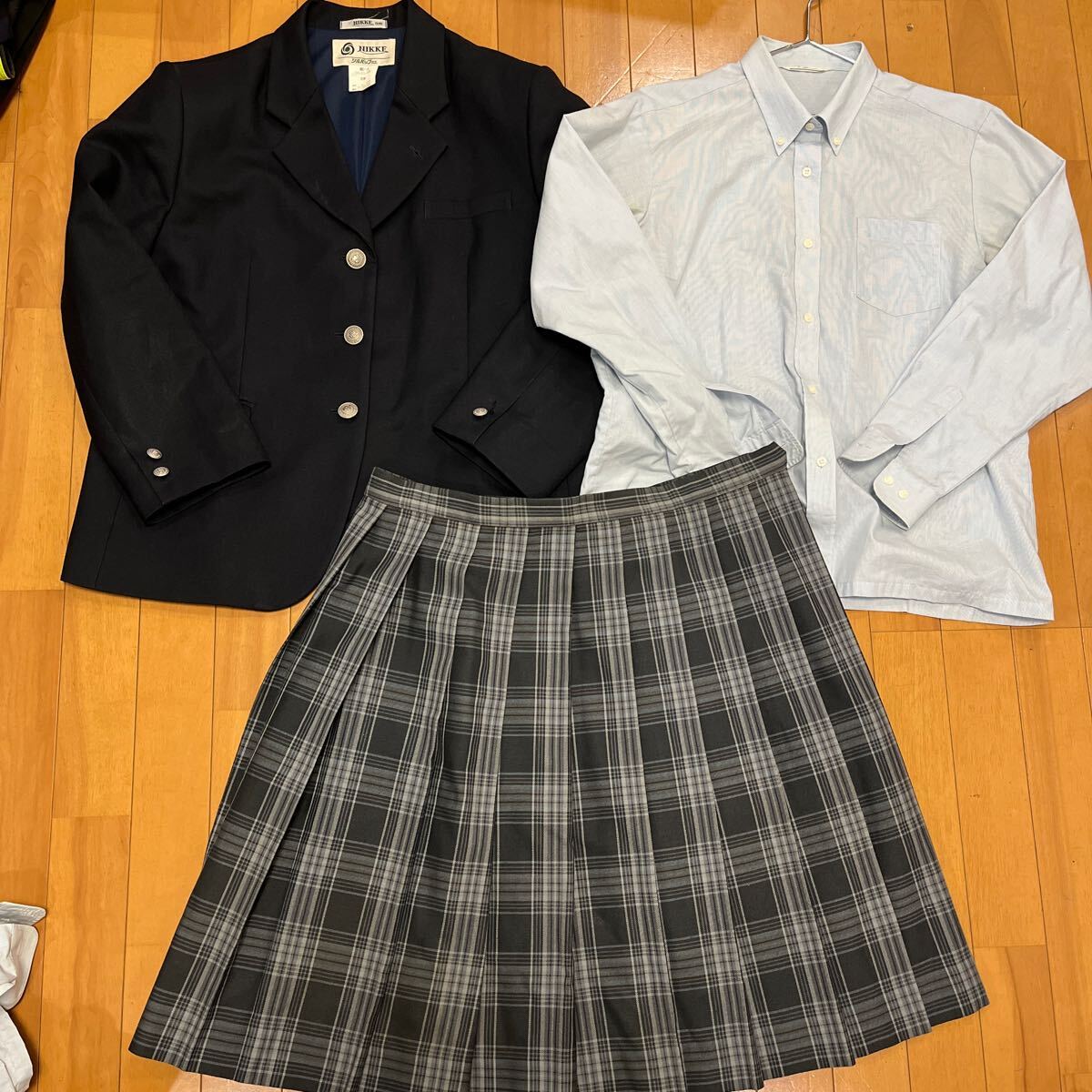 8 8 コスプレ衣装 夏 冬 制服 上下セット ブレザー ブラウス スカート 大きめ 瀬戸北_画像3