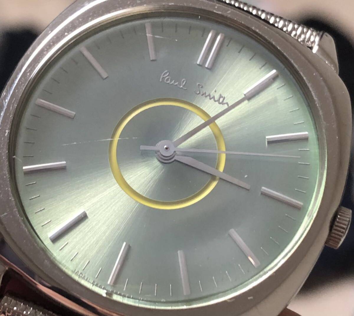 312-0393 Paul Smith Paul Smith мужской женские наручные часы металлический браслет кварц 5530-F52258 разряженная батарея работоспособность не проверялась 