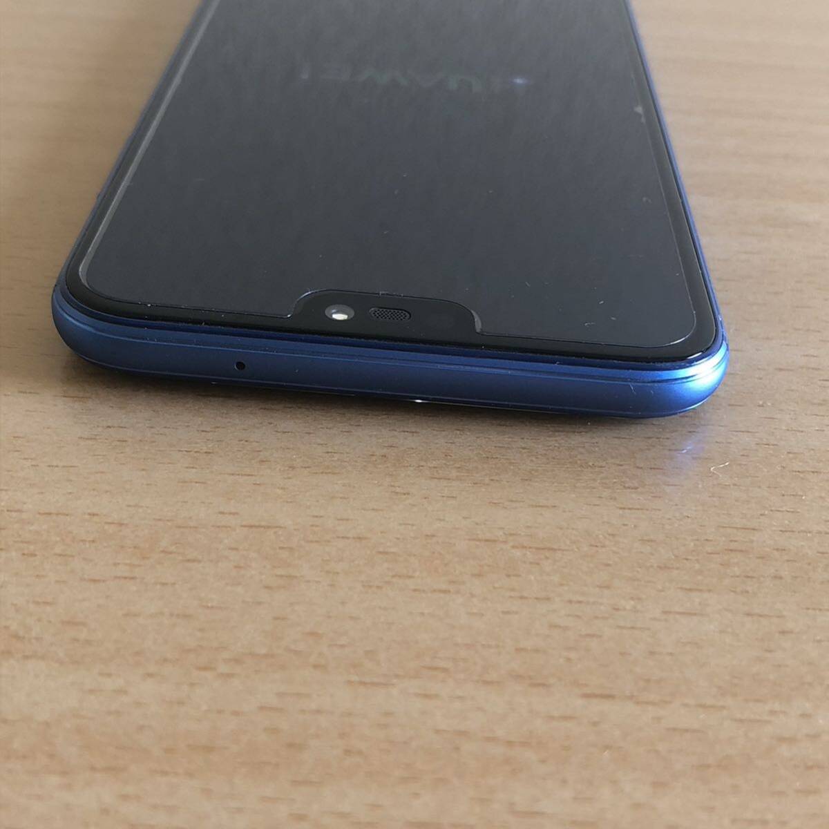 303-0111 HUAWEI ファーウェイ P20 lite Android スマホ 32GB ANE-LX2J 青　ブルー　SIMフリー_画像4