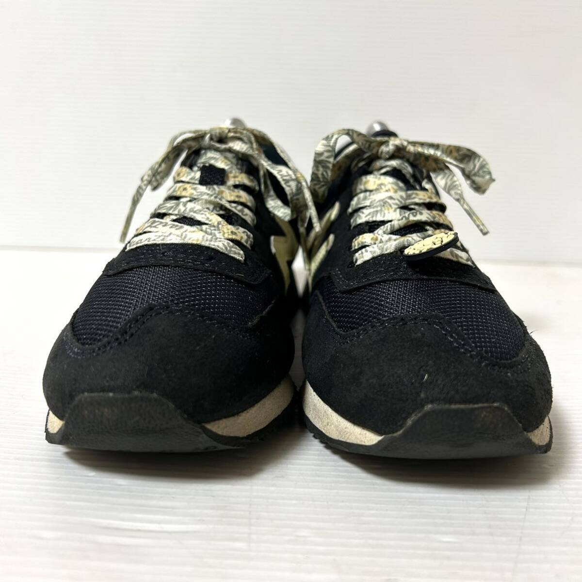 NEW BALANCE × earth music&ecology CW620EEY ナイキアース×ミュージックアンドエコロジー スニーカー 23.5cm ブラック スエード ＊Aの画像4