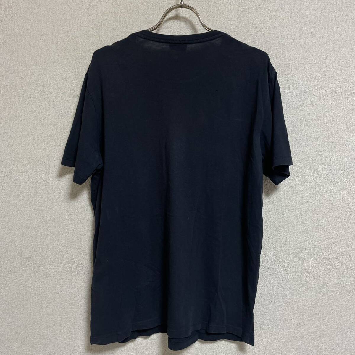 DIESEL ディーゼル 半袖Tシャツ Tee カットソー プルオーバー フロントプリント ネイビー メンズ サイズM ＊AO_画像3