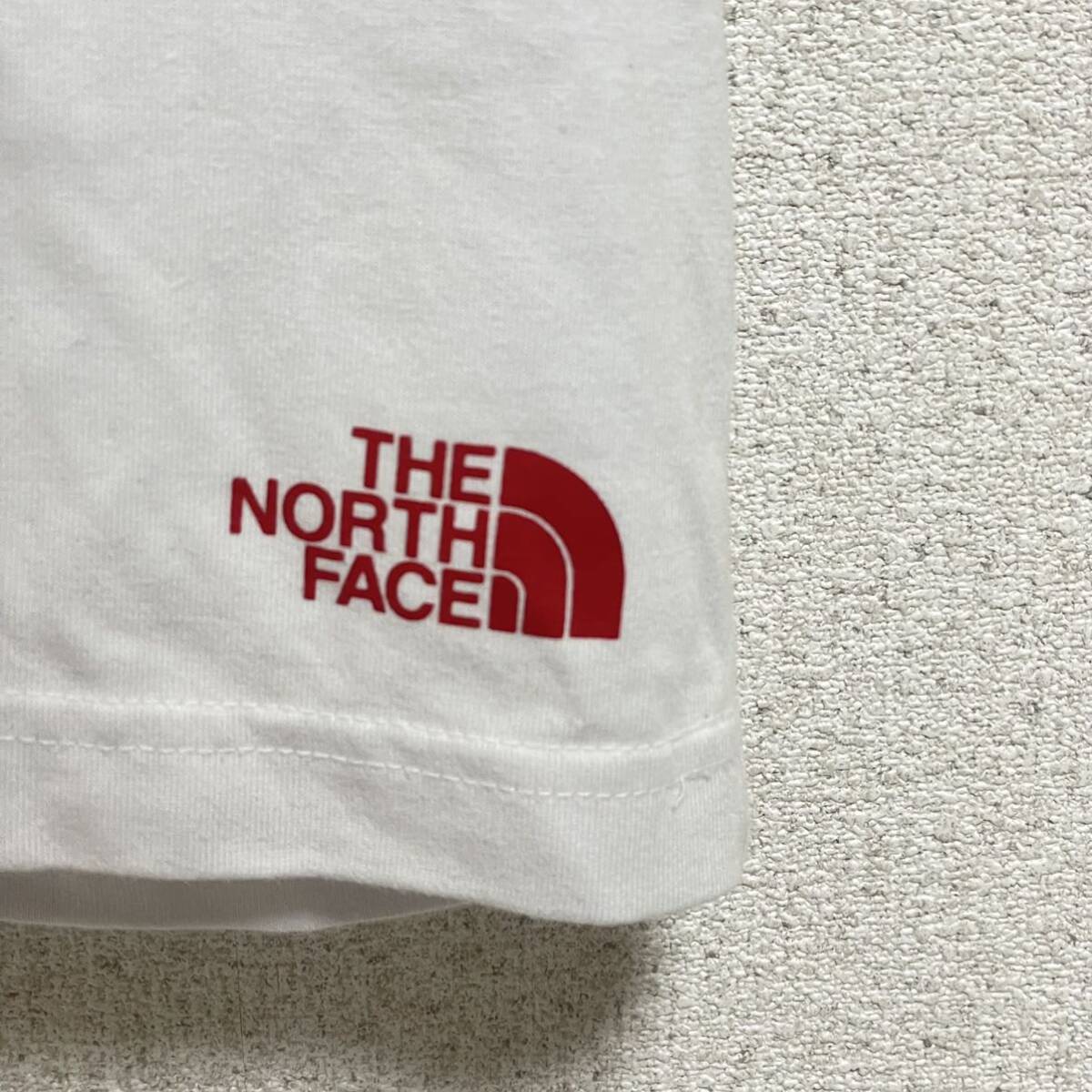 THE NORTH FACE ノースフェイス 半袖Tシャツ ヘビーウエイトTee カットソー プルオーバー ホワイト メンズ サイズS ＊AO_画像6