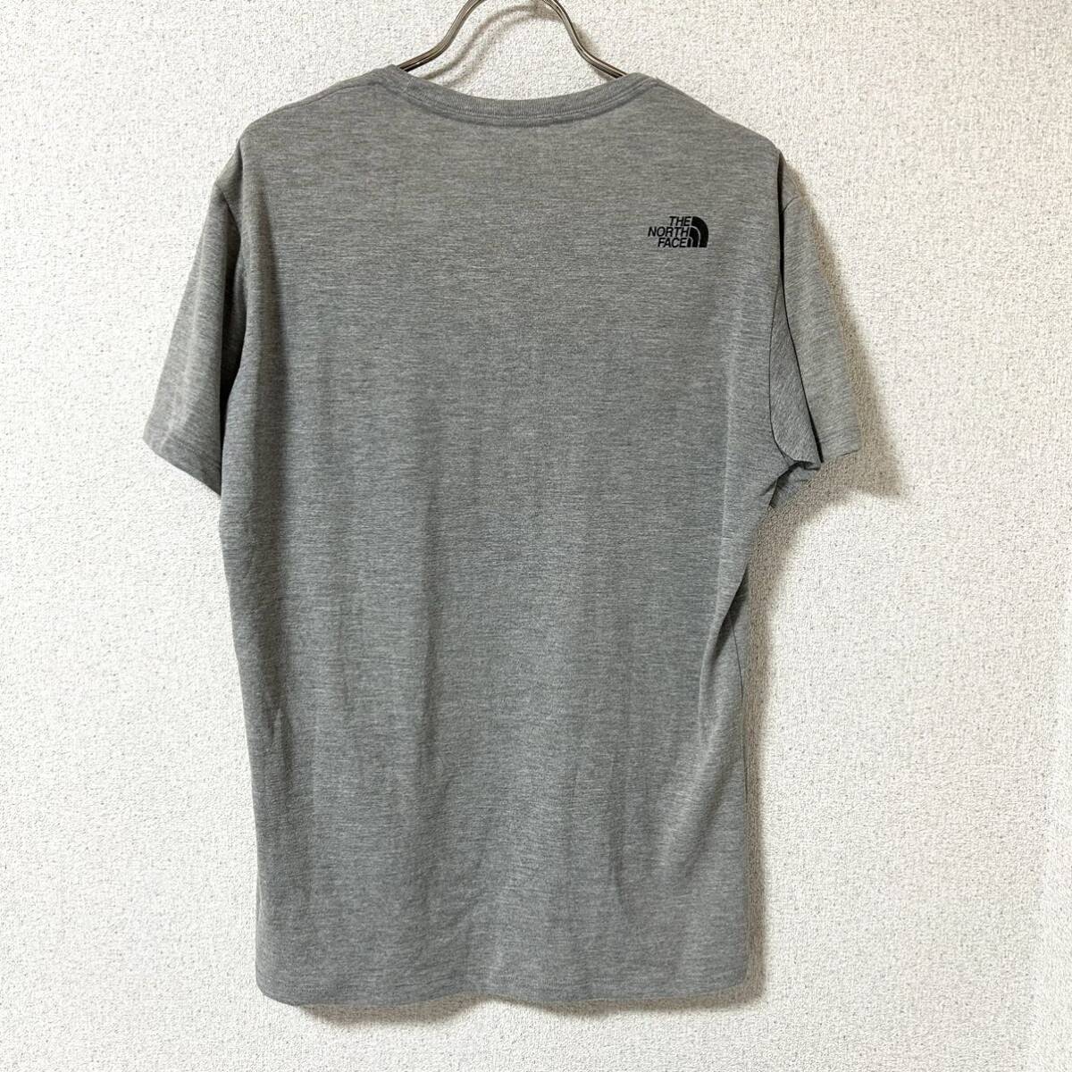 THE NORTH FACE ノースフェイス カモフラージュロゴティー NT31793 半袖Tシャツ Lサイズ　グレー　＊58_画像3