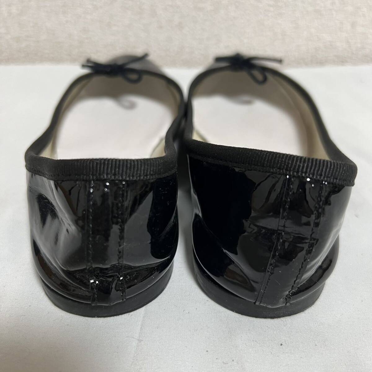 美品　repetto レペット エナメル　パンプス バレエシューズ サイズ35 22cm相応　黒　ブラック＊62_画像5