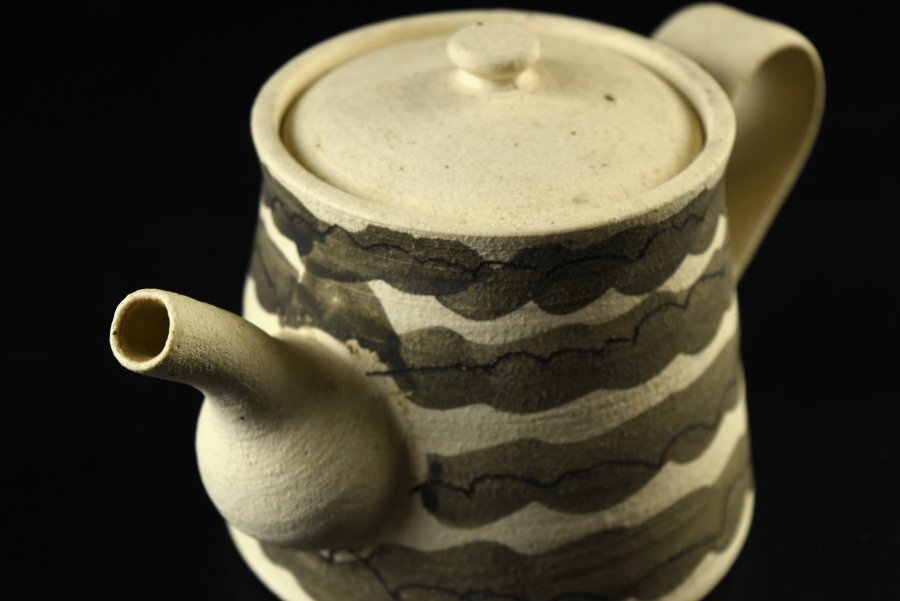 [ warehouse A3513o10] Shigaraki . author thing small teapot earthenware teapot 