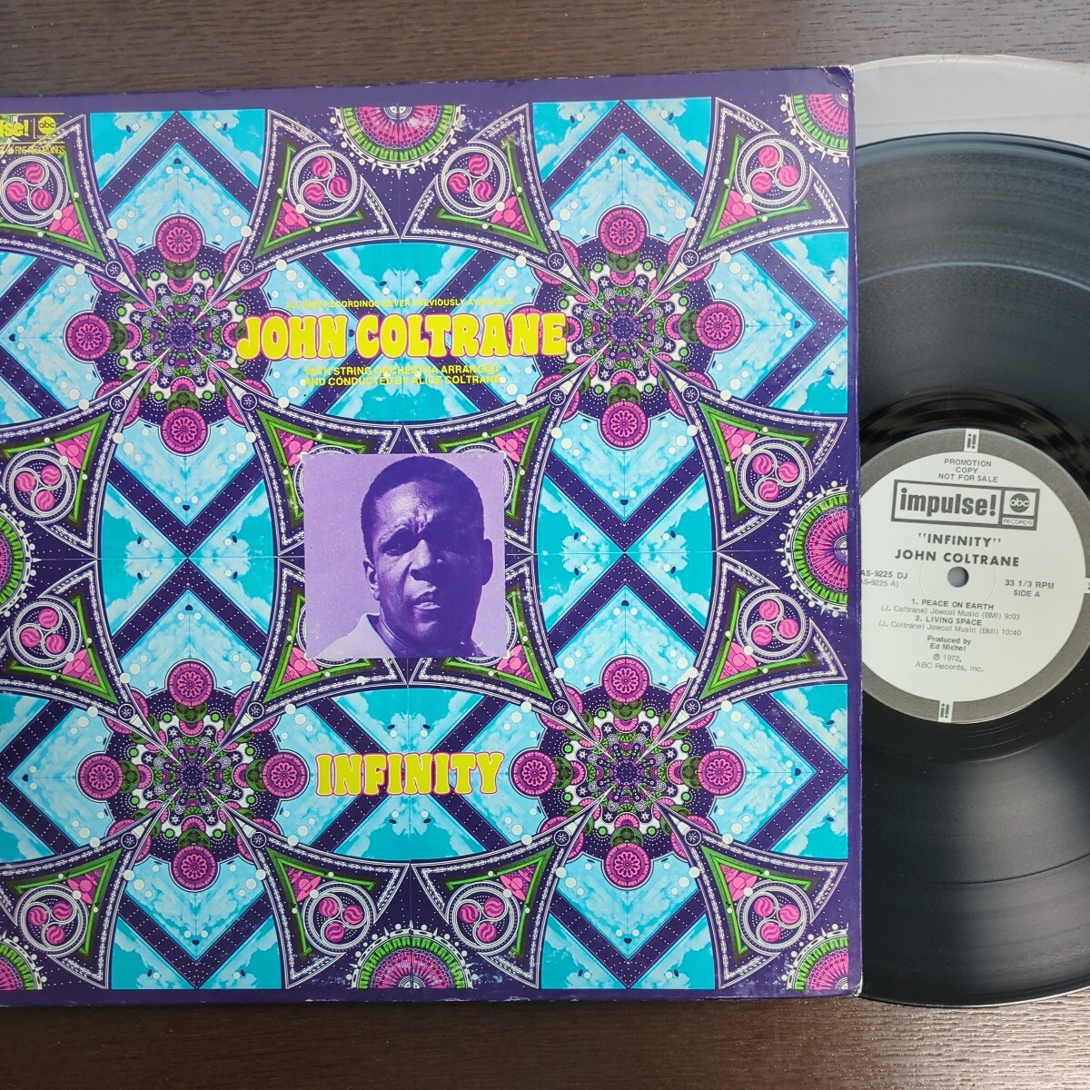 US original PROMO sample 見本盤 サンプル John ColtraneInfinity record レコード LP アナログ vinyl_画像1
