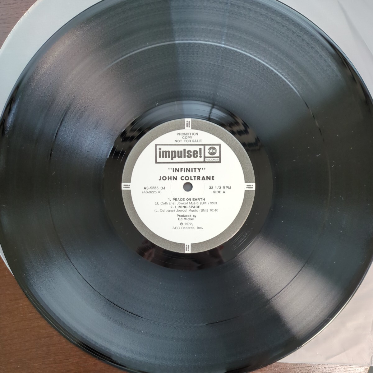 US original PROMO sample 見本盤 サンプル John ColtraneInfinity record レコード LP アナログ vinyl_画像4