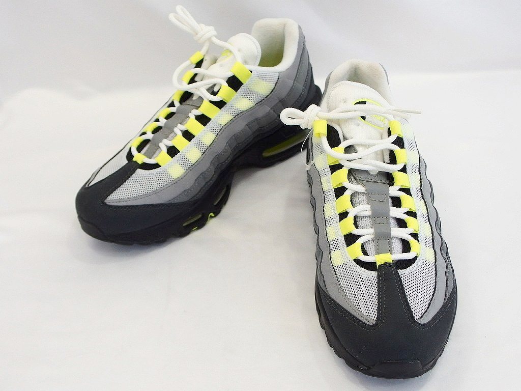 未使用品！ナイキ AIR MAX95 OG "Neon Yellow" (2020) メンズ ・25.5 CT1689-100 kz4810212822_画像2