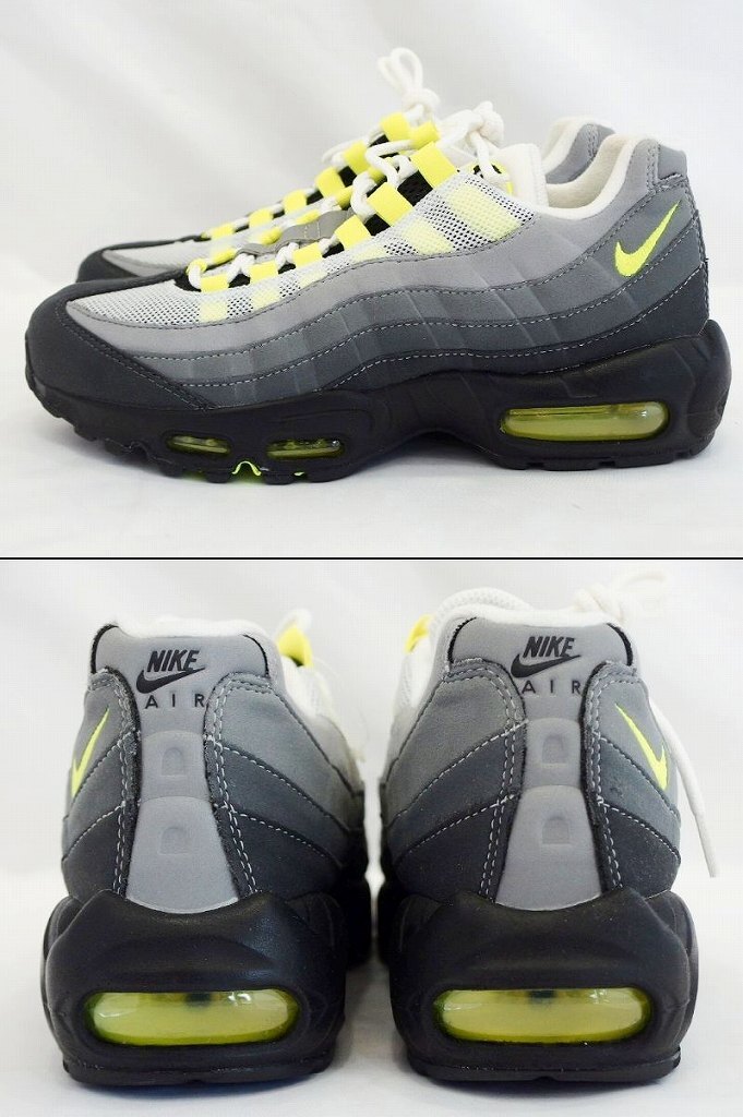 未使用品！ナイキ AIR MAX95 OG "Neon Yellow" (2020) メンズ ・25.5 CT1689-100 kz4810212822_画像3