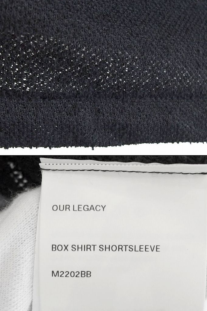 新品同様！ OUR LEGACY /Box Shirt Shortsleeve　半袖 メンズ ・48 M2202BB sy4810212757_画像7