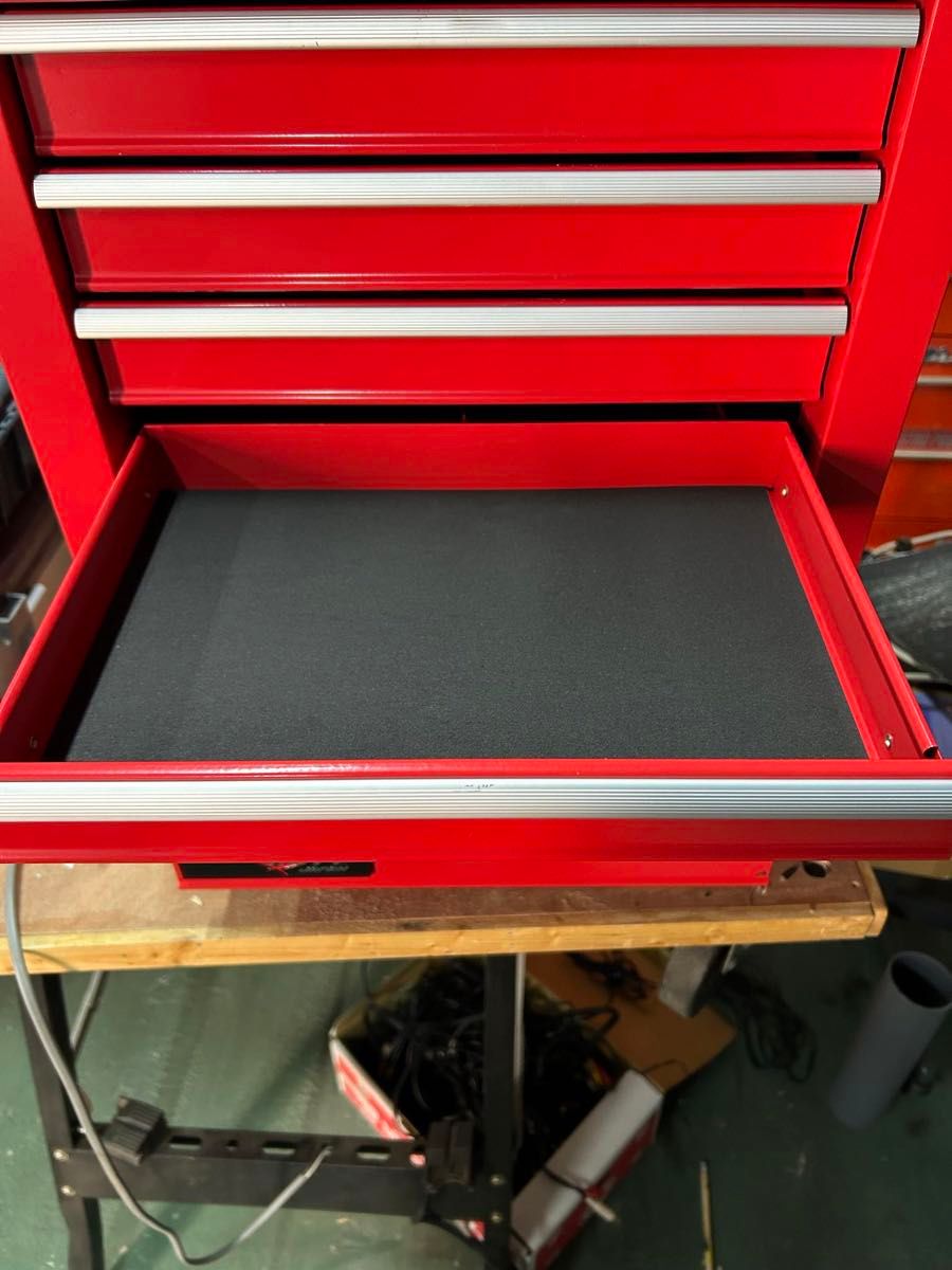 キャビネット７段　レッド　多目的工具箱　赤 キャビネット