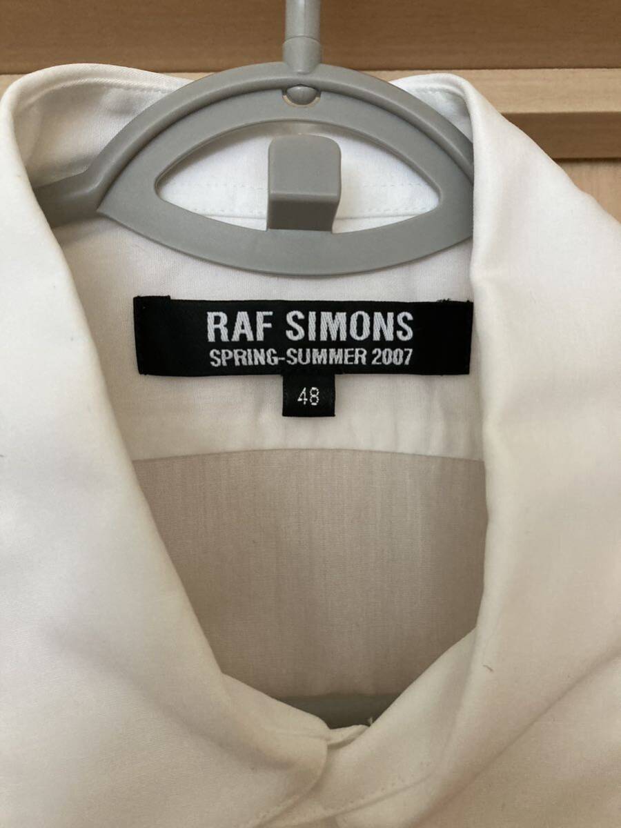 RAF SIMONS size 48 рубашка белый 3 шт. комплект 