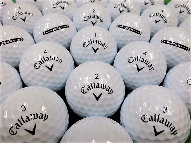 ★良質美品★キャロウェイ スーパーソフト マックス Callaway『MAX』2021年/2023年モデル ホワイト 30個 ロストボール★_画像2