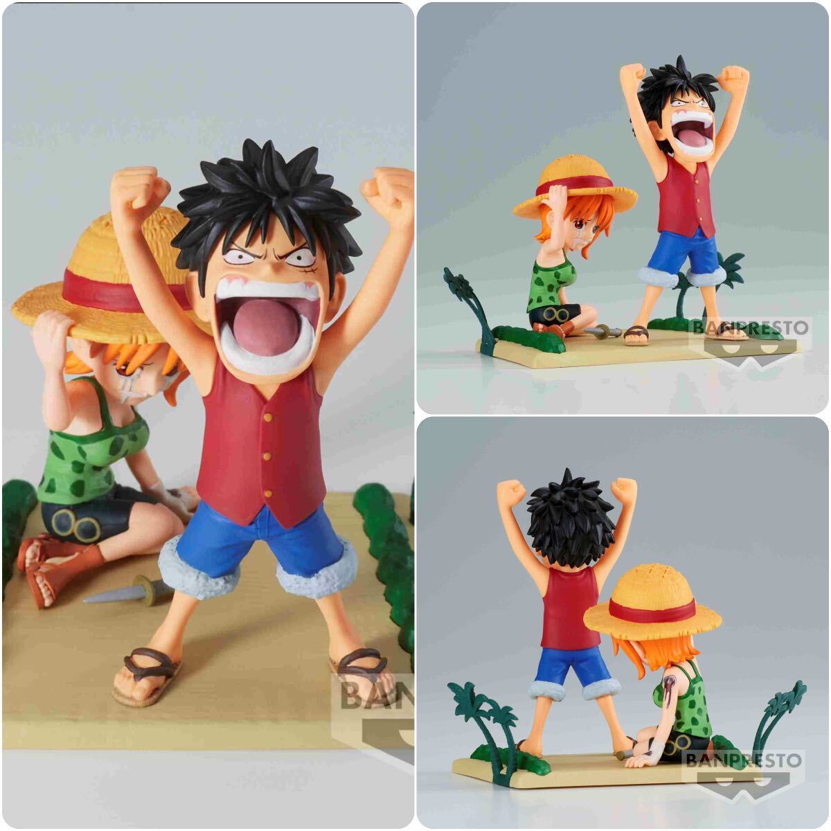 未開封 2種set◇ワンピース フィギュア One Piece World Collectable Figure Log Stories Monkey D. Luffy vs Arlong LUFFY & NAMI_画像5