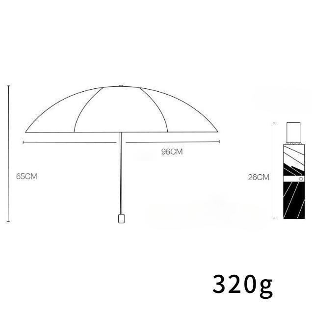折りたたみ傘 ブラック メンズ レディース 晴雨兼用 紫外線 黒 日傘 雨傘_画像7