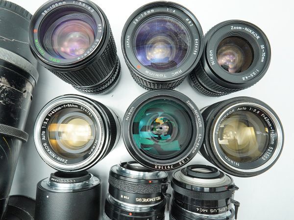 ★ニコン 純正MFレンズなど★NIKKOR-Q/EL-NIKKOR/SERIES E/SIGMA/Kenko/Tokina/COSINA/ 等 計:30点まとめ【ジャンク品】30018の画像6