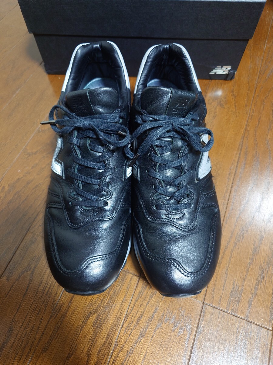 NEW BALANCE ニューバランス MADE IN USA HORWEEN LEATHER ホーウィンレザースニーカー M1300BOK US9.5 27cm_画像2