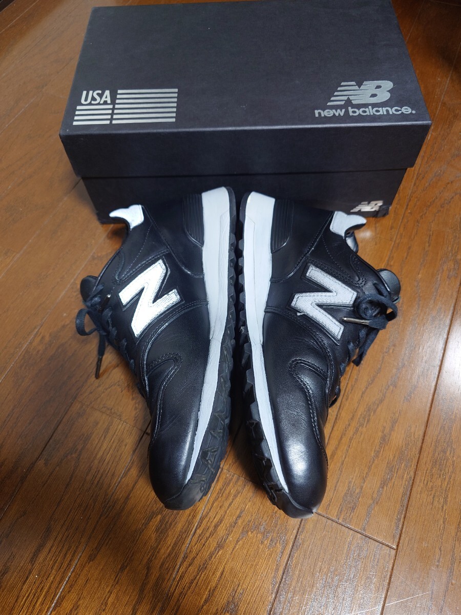 NEW BALANCE ニューバランス MADE IN USA HORWEEN LEATHER ホーウィンレザースニーカー M1300BOK US9.5 27cm_画像5