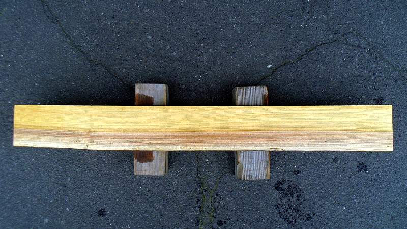 欅ケヤキ(DIY棚板ウォールラック天板)1200x150x25mm下仕上済SALE_３：両面使えるリバーシブル仕様