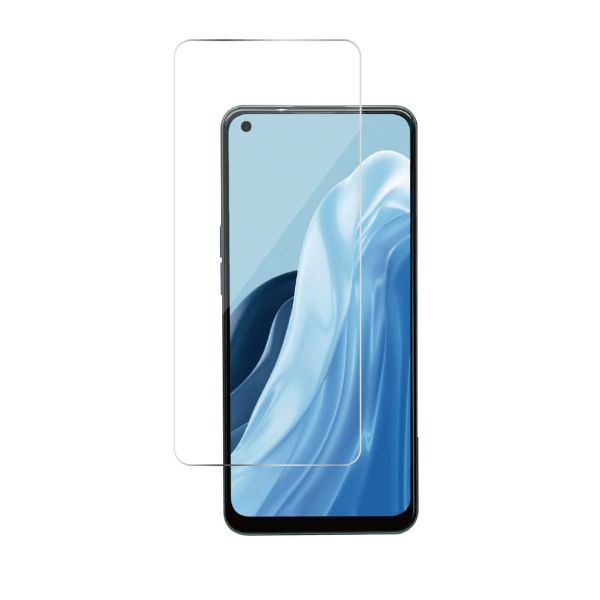 OPPO Reno9 A Reno7 A OPG04 6.4インチ 9H 0.26mm 強化ガラス 液晶保護フィルム 2.5D L142_画像1