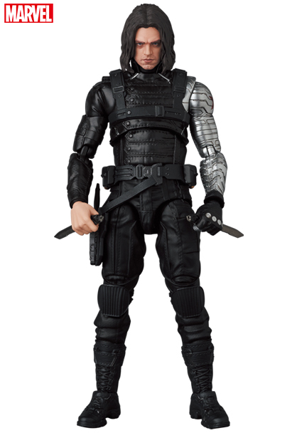 新品 MEDICOM TOY MAFEX No.203 WINTER SOLDIER マフェックス MARVEL メディコムトイ Captain America The Winter Soldier Bucky_画像1