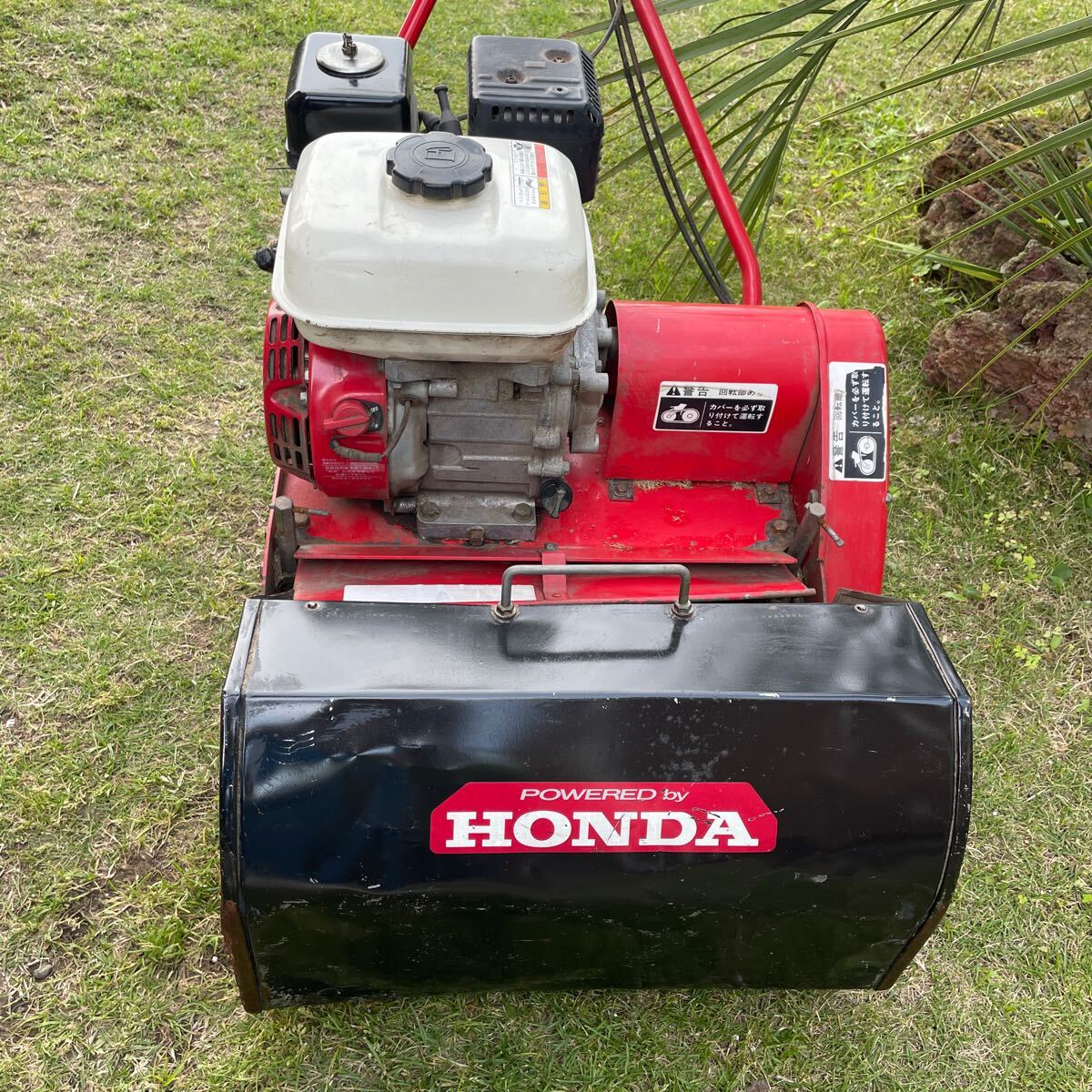  Honda self-propelled lawnmower HL-164 glass kyachi attaching stylish garden ..