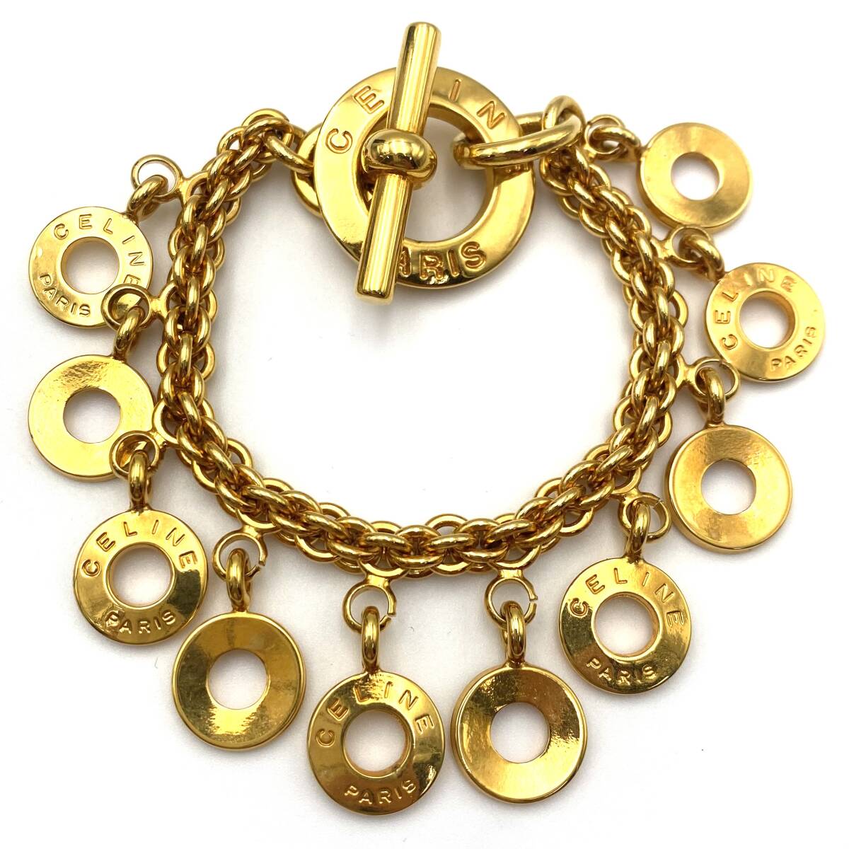 [1 jpy start ] bracele bangle CELINE Celine accessory Gold 5C-022