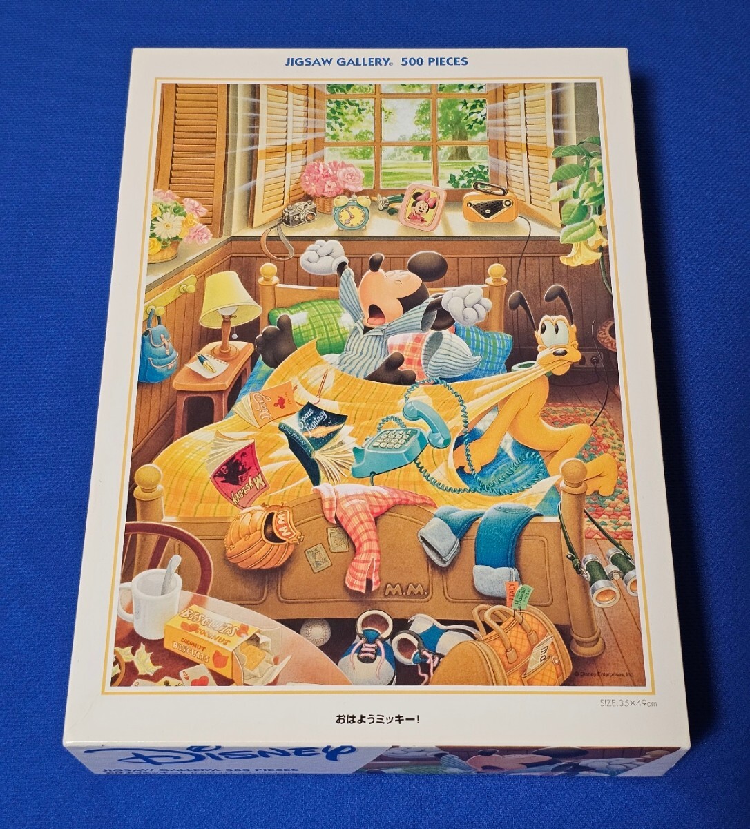 廃盤★ディズニー ジグソーパズル おはようミッキー！ プルート 500ピース テンヨー ミッキーマウス ミニー D-500-333