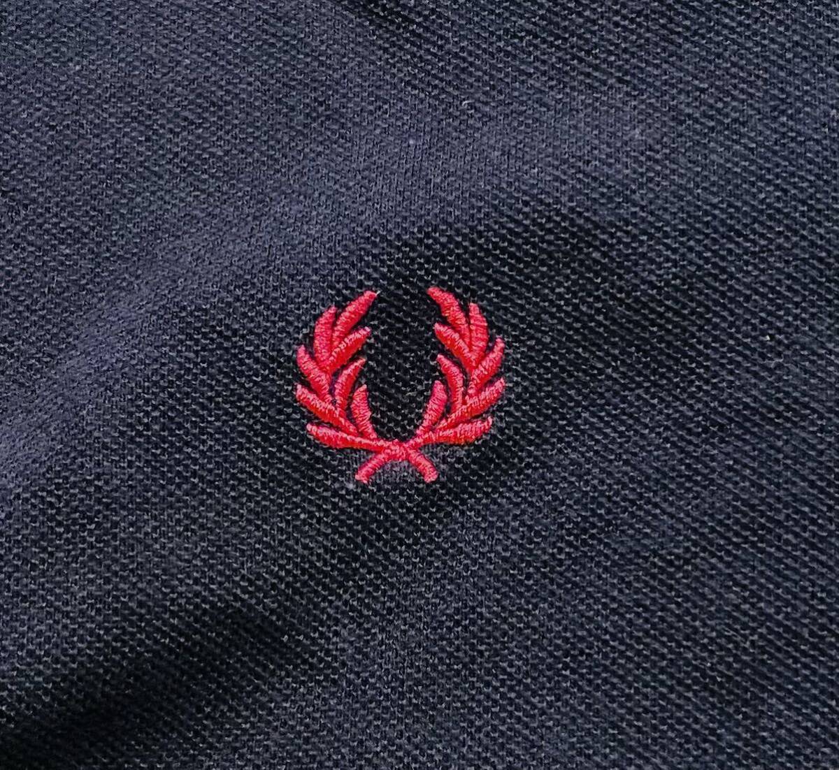 【大人気】FRED PERRY 鹿の子 ポロシャツ M ネイビー フレッドペリー フレッドペリー 半袖 半袖ポロシャツ 入手困難 極希少品 完売 廃盤