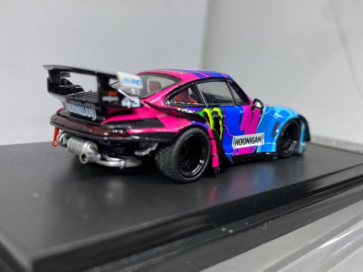 Street Weapon 1/64 PORSCHE 993 RWB GHOST PLAYER HOONIGAN ポルシェ rauh welt_画像7