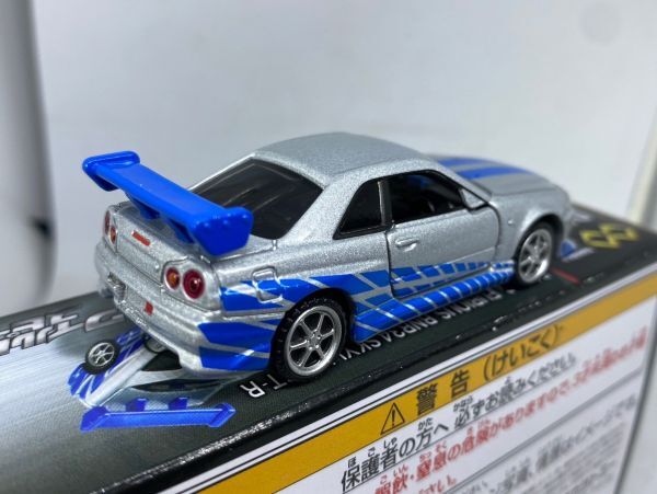 トミカ プレミアム unlimited ワイルドスピード NISSAN SKYLINE GT-R BNR34 R34 FAST&FURIOUSの画像3