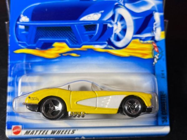 ホットウィール HOTWHEELS 58 CORVETTE コルベット 黄色_画像1