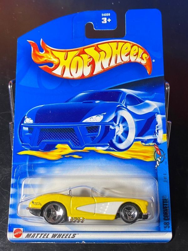 ホットウィール HOTWHEELS 58 CORVETTE コルベット 黄色_画像2