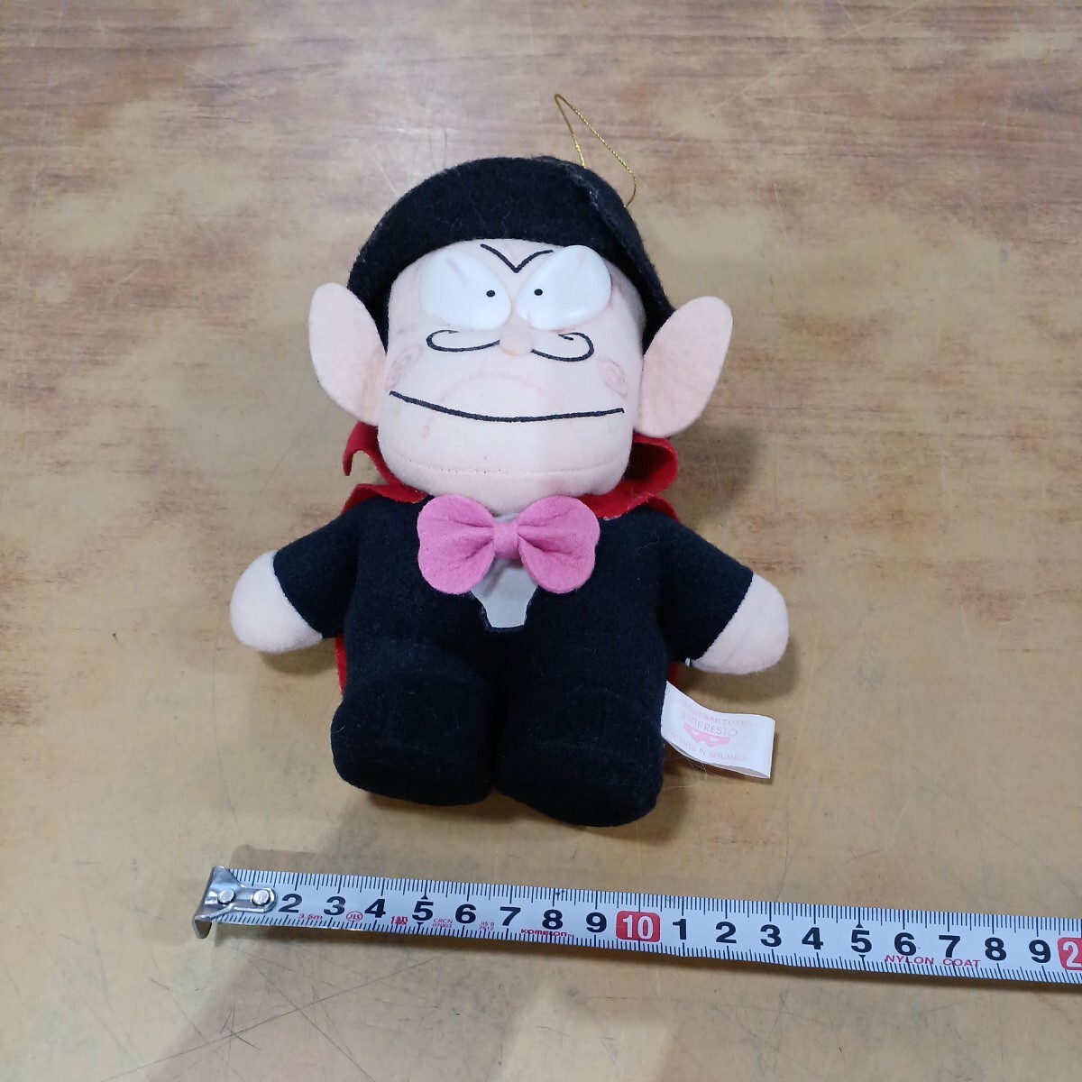 バンプレスト 怪物くん ドラキュラ ぬいぐるみ おもちゃ 昭和レトロ 当時物 中古 長期保管_画像8