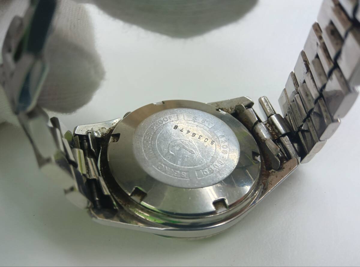 数秒程度稼働　SEIKO　セイコー　SEIKOMATIC　DIASHOCK　２６石　自動巻　デイデイト　6206-8080　時計　◆5087_画像4