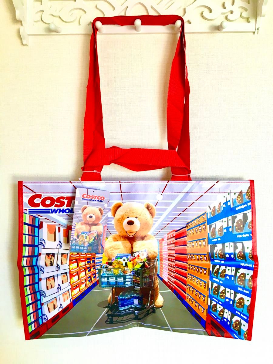 コストコ　エコバッグ　ショッピングバッグ　バッグ　海外限定　可愛い　熊さん　熊　くま　クマ　大人気