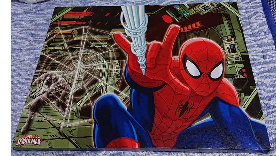 ヤフオク 激レア 光る スパイダーマン イラスト モーショ