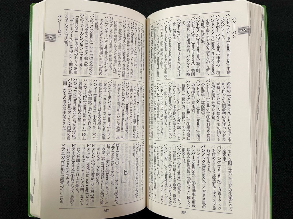 ｊ∞*　カナで引く身近な　外国語便利辞典　改訂版　1987年　株式会社ダイリン/B52_画像3