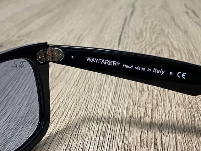 【1円スタート】RayBan レイバン WAYFARER ウェイファーラー RB2140F 901/64 52 木村拓哉 キムタク サングラス 正規品の画像9