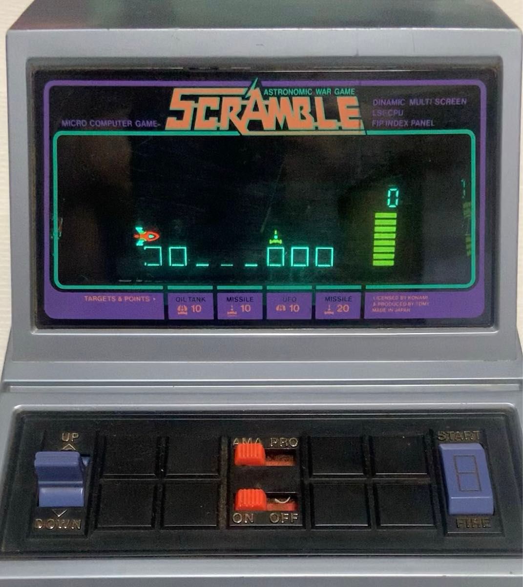 TOMY トミー LSI SCRAMBLE GAME スクランブルゲーム 電子ゲーム レトロゲーム