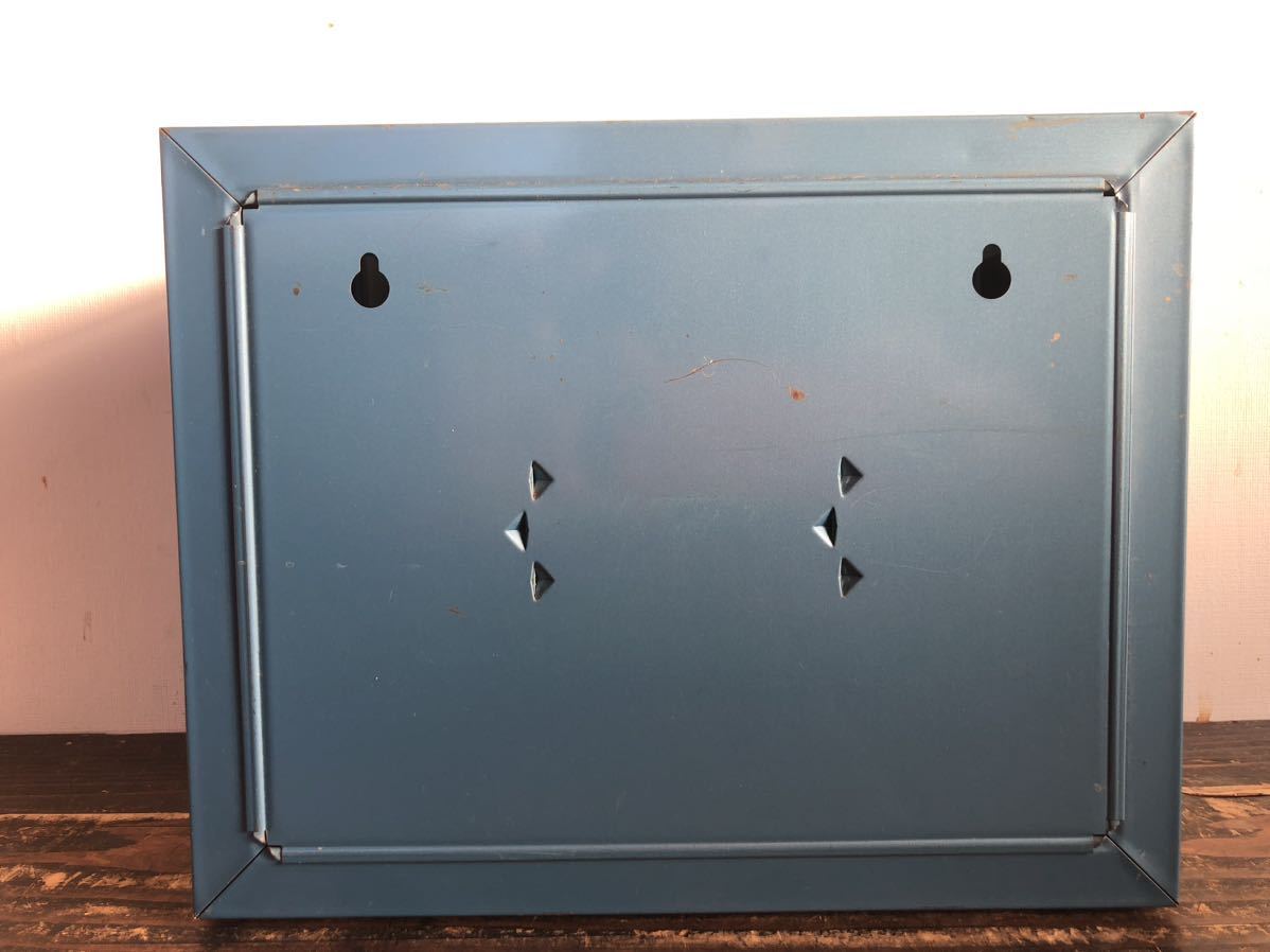 コールマン パーツ ディスプレイ メタル キャビネット 1980年代 アクロ ミルズ Coleman Akro-Mils Blue Metal Parts Cabinet 中古 USA 廃盤_画像5