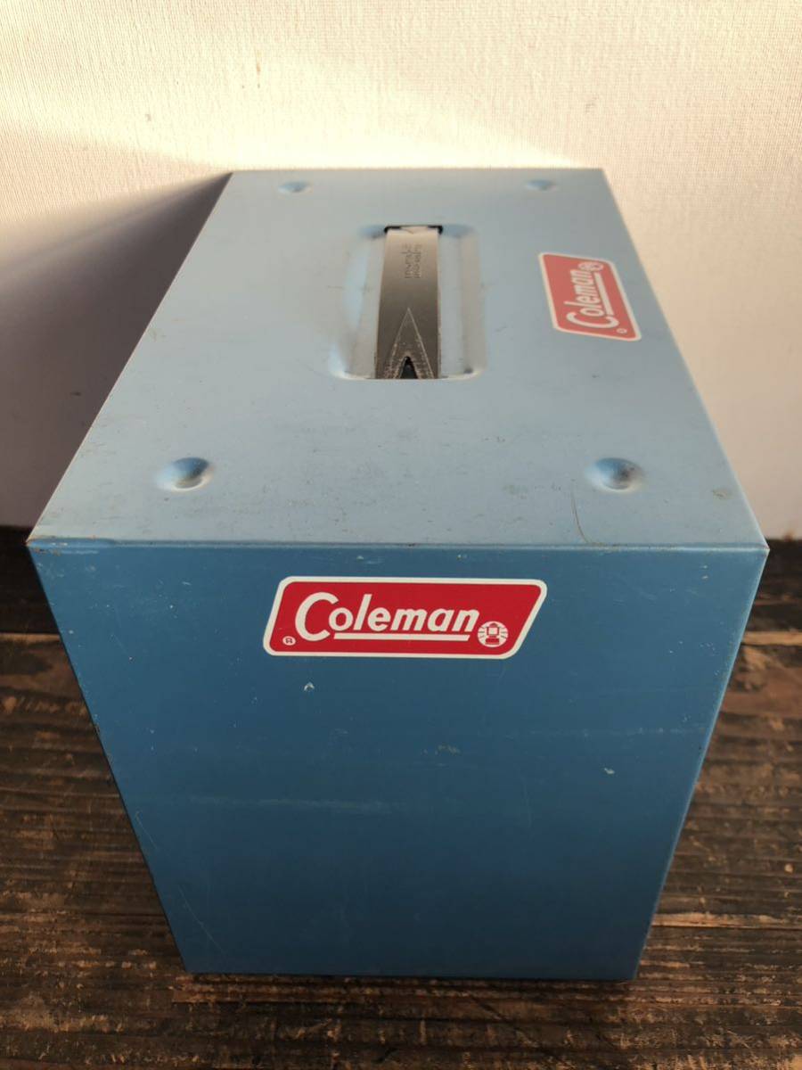 コールマン パーツ ディスプレイ メタル キャビネット 1980年代 アクロ ミルズ Coleman Akro-Mils Blue Metal Parts Cabinet 中古 USA 廃盤_画像6