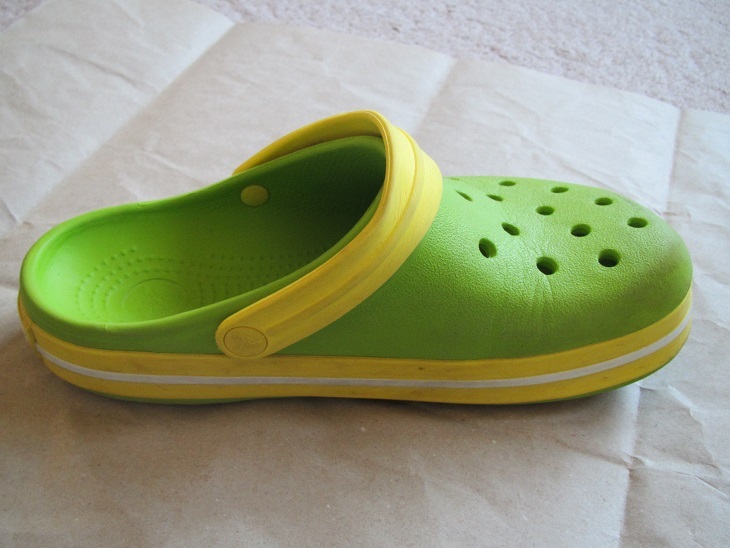 クロックス★CROCS★サンダル★ボルトグリーン/レモン★Ｍ５★２３ｃｍ★中古★送510_画像4