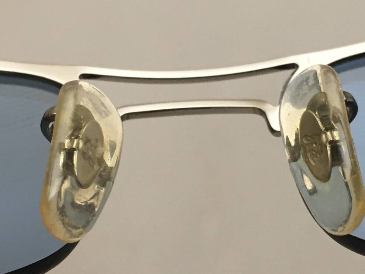 ■Ray-Ban レイバン RB3173 004/7C 61□17 サングラス ブルーの度なしレンズ メガネフレーム 眼鏡 ケース付き イタリア製■の画像8