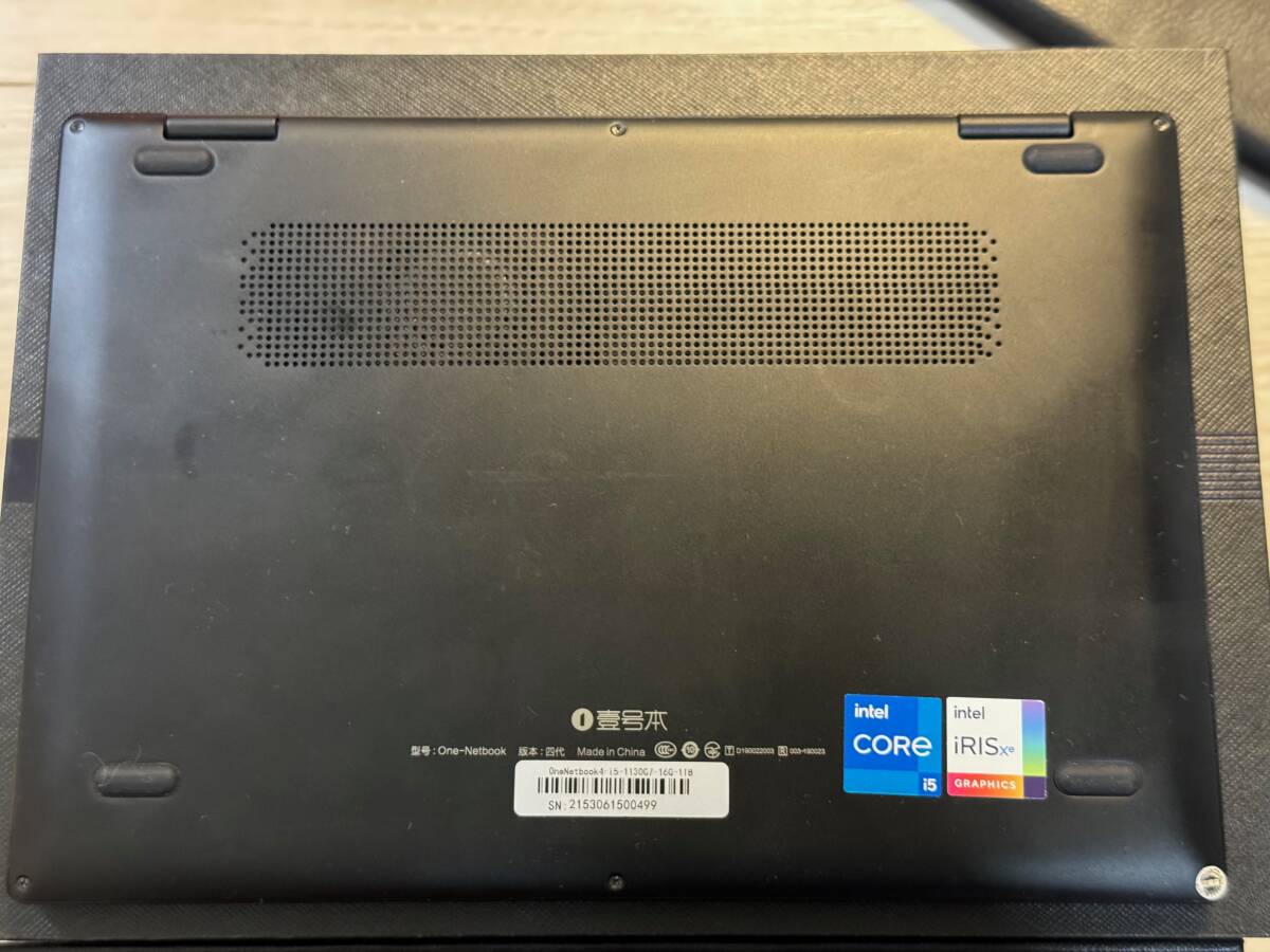 One-Netbook OneMix4【国内正規版 】Windows 10（11UPG可能） (Core i5-1130G7/16GB /1TB /英語キーボード）_画像2