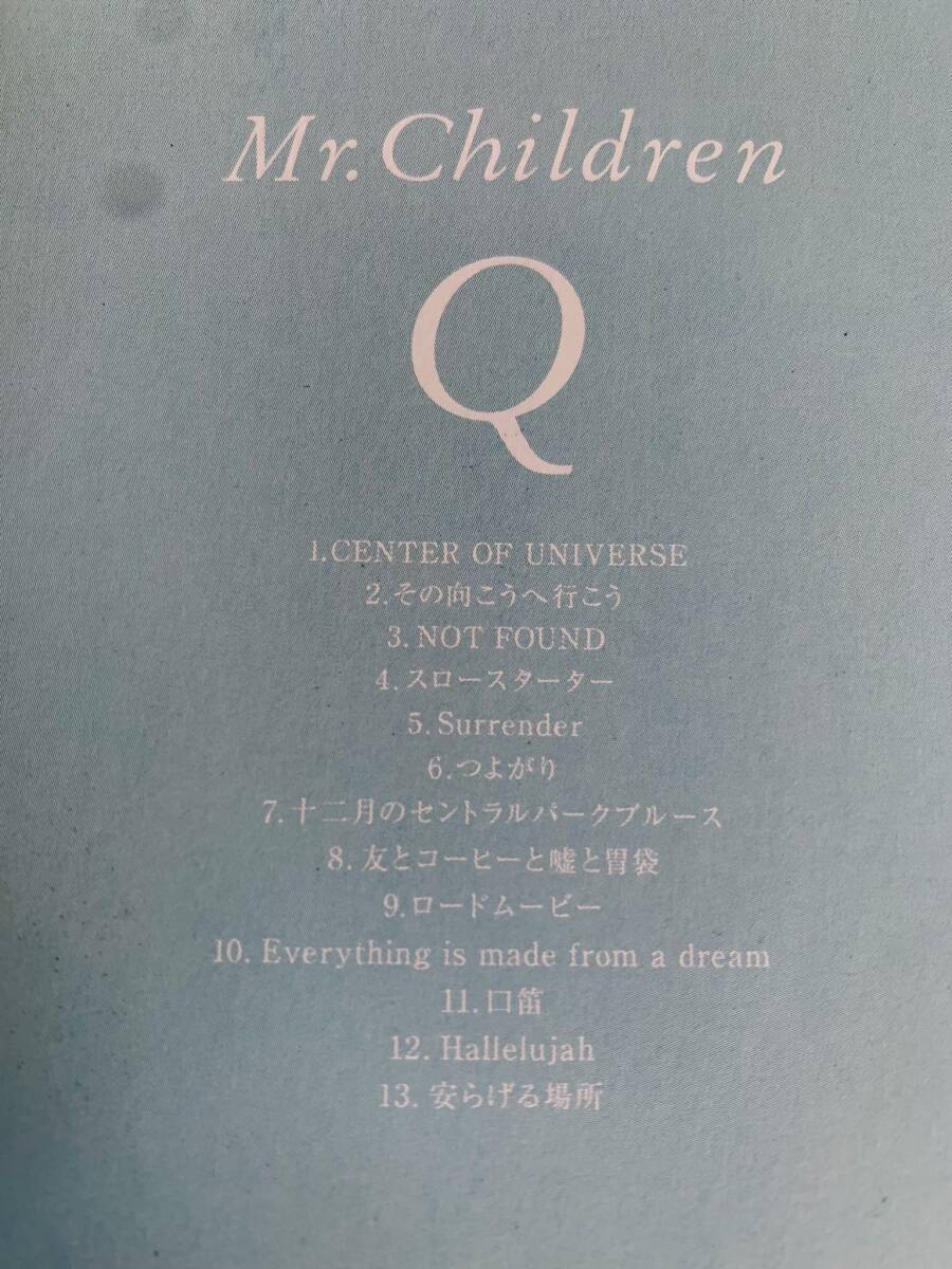 ★アルバム★Mr.Children★Q★ミスターチルドレン★ミスチル★音楽★邦楽★CD★の画像9