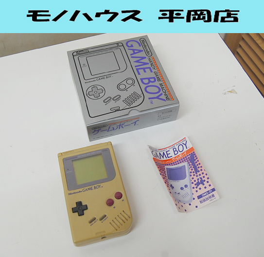 Nintendo первое поколение Game Boy DMG-01 оригинальная коробка * инструкция имеется рабочее состояние подтверждено GB игра машина мобильный игра Nintendo GAME BOY Sapporo город 