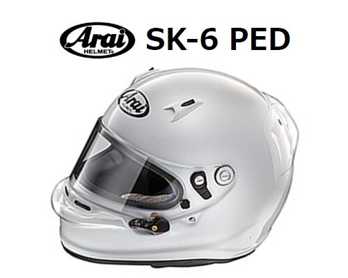  ARAI helmet SK-6 PED ( size :L/59-60cm) white 