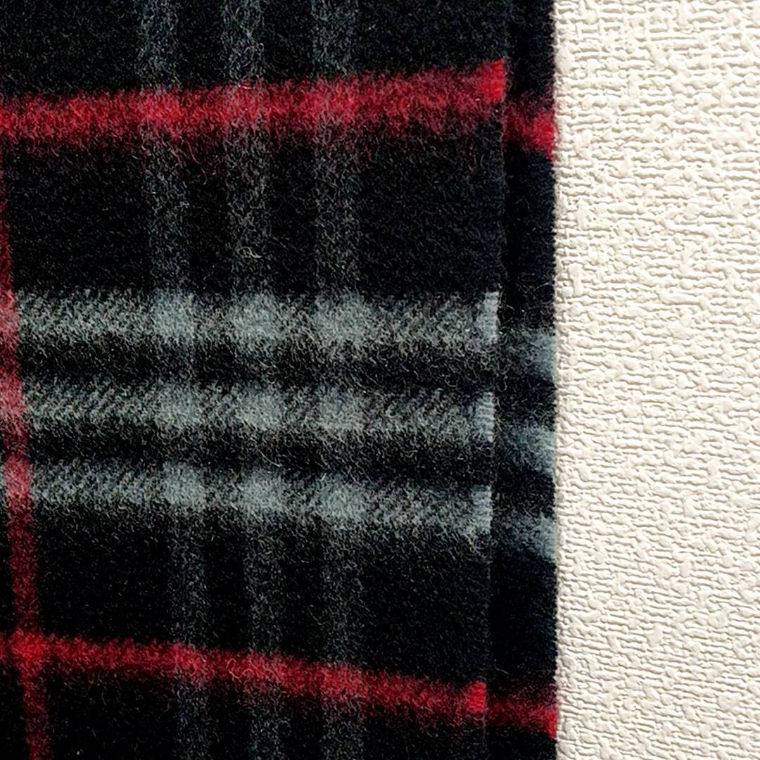 #1245 Burberry バーバリー マフラー イギリス製 チェック柄 USED品 現状品 メンズ レディース 古着 小物の画像4