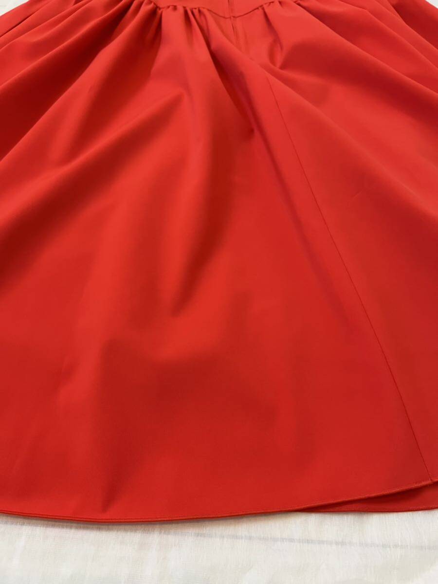 フォクシー ニューヨーク FOXEY ドレス レイニー ワンピース 赤 レッド 新品 防水 ウォータープルーフの画像5